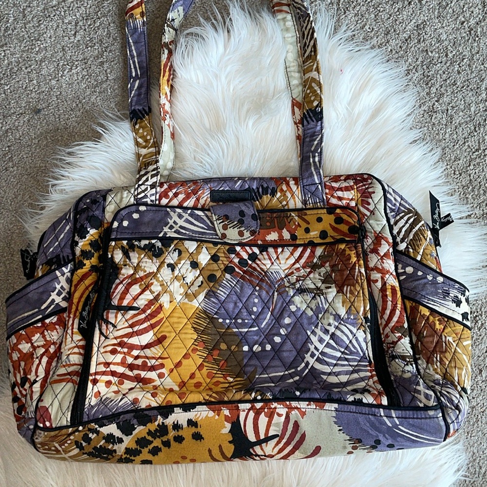 Vera Bradley Stroll Around Bag in Painted Feathers - Picture 16 of 16